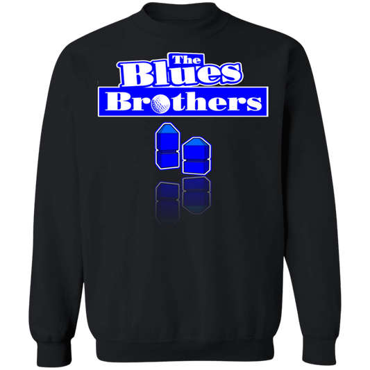 OPG Custom Design #3. Blue Tees Blues Brothers Fan Art. Crewneck Pullover Sweatshirt