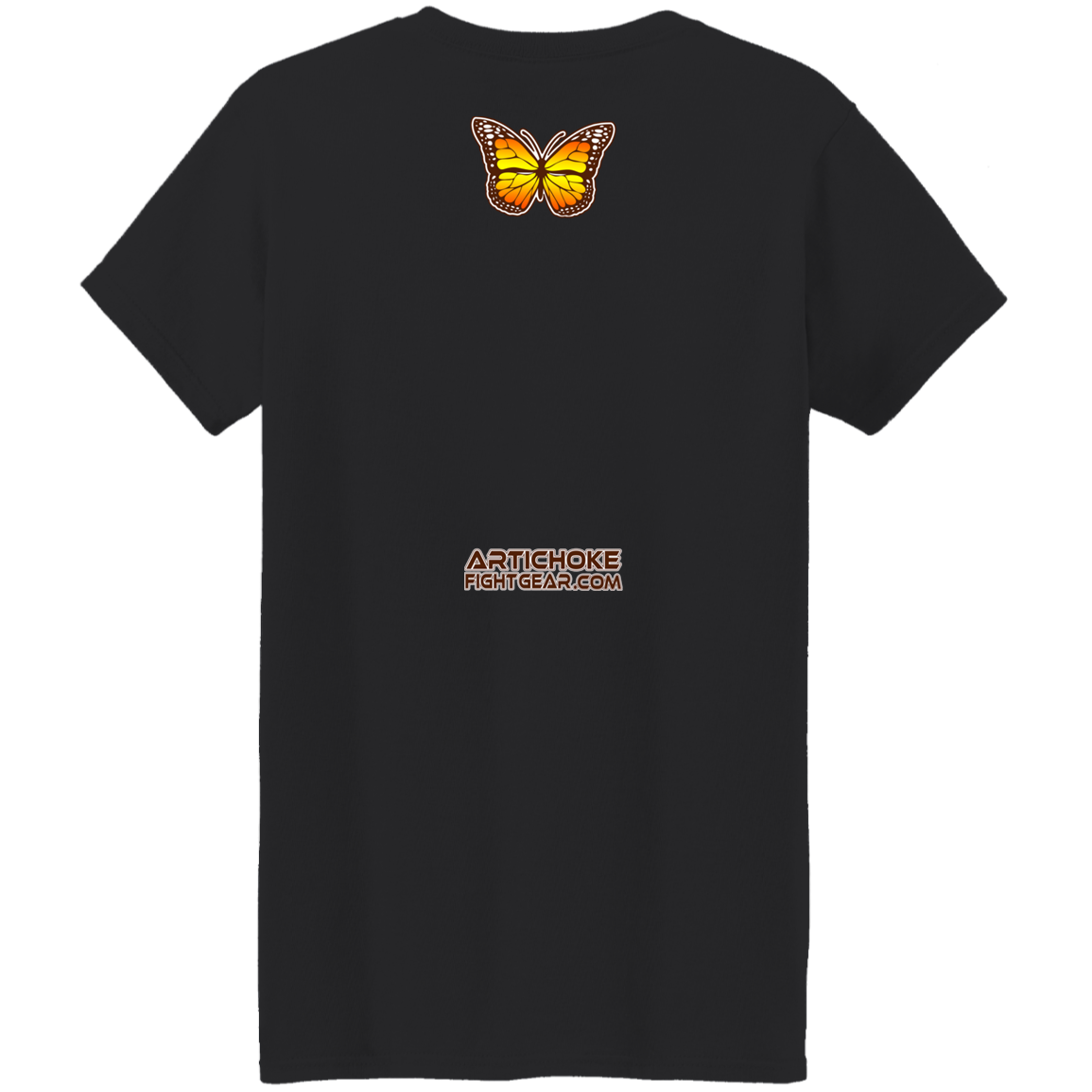 Artichoke Fight Gear Custom Design #6. Lepidopterology (Study of butterflies). Butterfly Guard. Ladies' 100% Pre-Shrunk Cotton T-Shirt