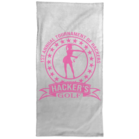 OPG Custom Design #20. 1st Annual Hackers Golf Tournament. Ladies Edition. Towel - 15x30