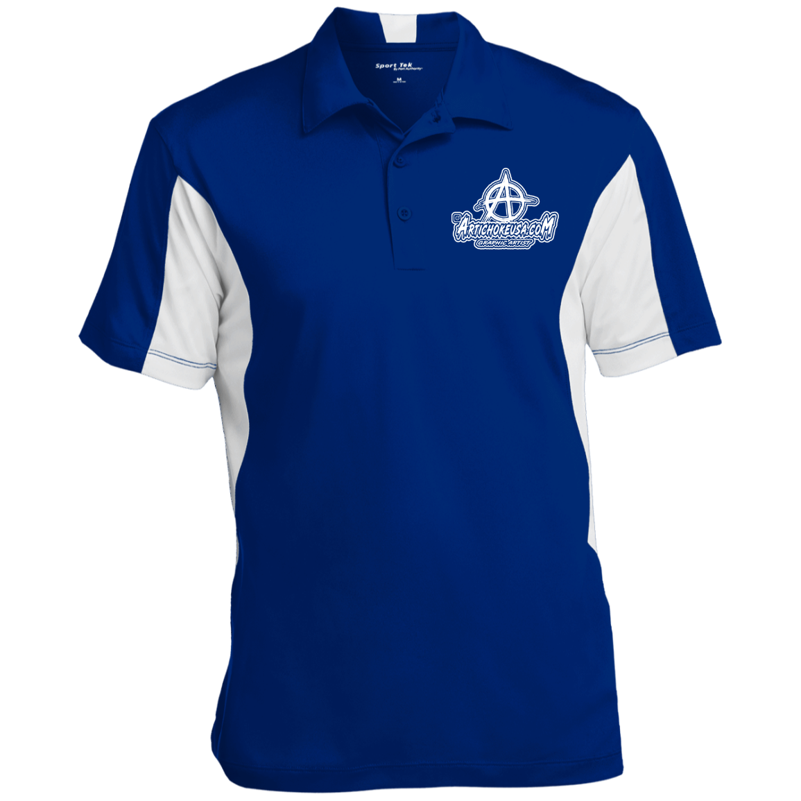 Embroidered Men's Colorblock Performance Polo