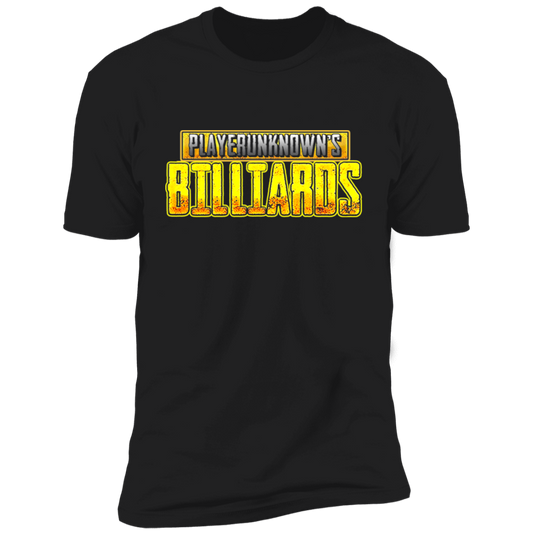 The GHOATS Custom Design. #27 PlayerUnknown's Billiards. PUBG Parody. Premium Short Sleeve T-Shirt
