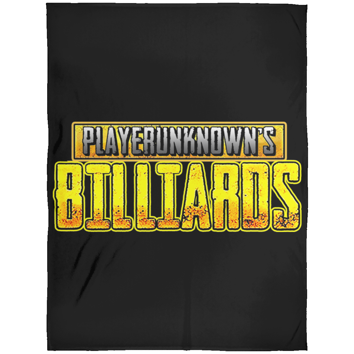 The GHOATS Custom Design. #27 PlayerUnknown's Billiards. PUBG Parody. Fleece Blanket 60x80