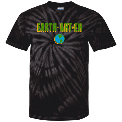 ArtichokeUSA Custom Design. EARTH-ART=EH. Tie Dye 100% Cotton T-Shirt