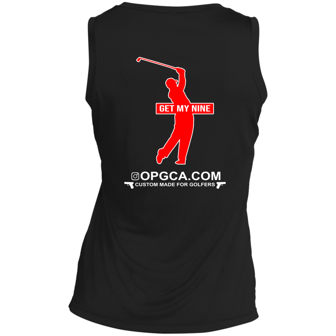 OPG Custom Design #16. Get My Nine.  Male Version. Ladies' Sleeveless V-Neck