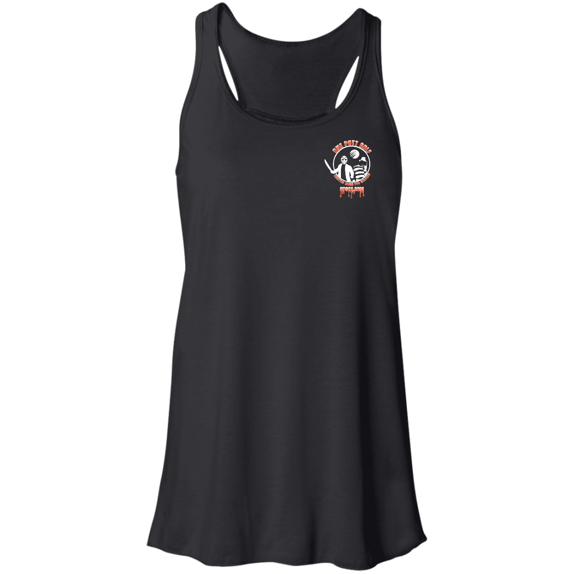 OPG Custom Design #23. Hack N Slice Golf. Freddy and Jason Fan Art. Flowy Racerback Tank