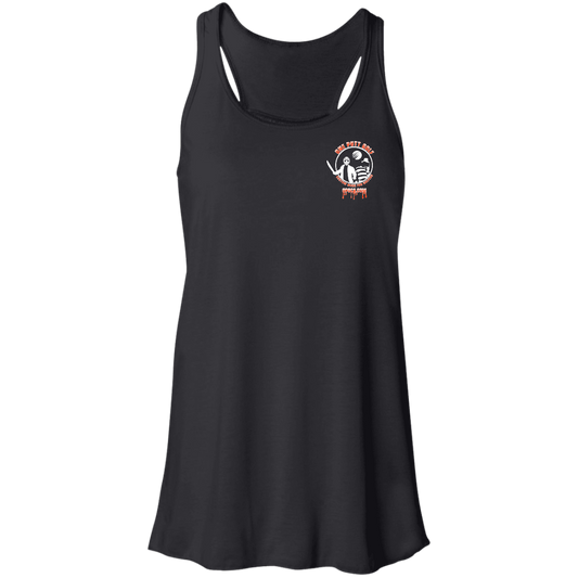 OPG Custom Design #23. Hack N Slice Golf. Freddy and Jason Fan Art. Flowy Racerback Tank