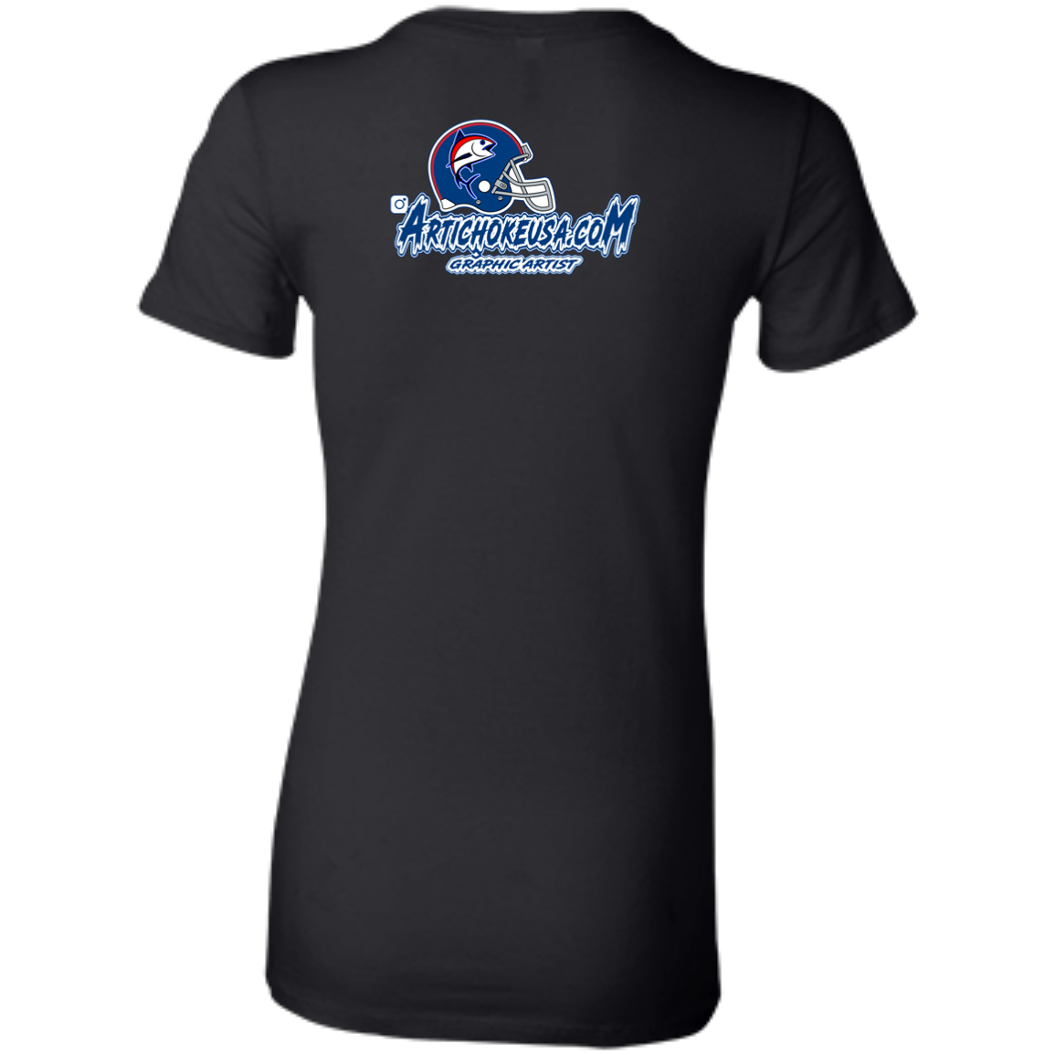 ArtichokeUSA Custom Design. The Big Tuna. Bill Parcell Tribute. NY Giants Fan Art. Ladies' Favorite T-Shirt