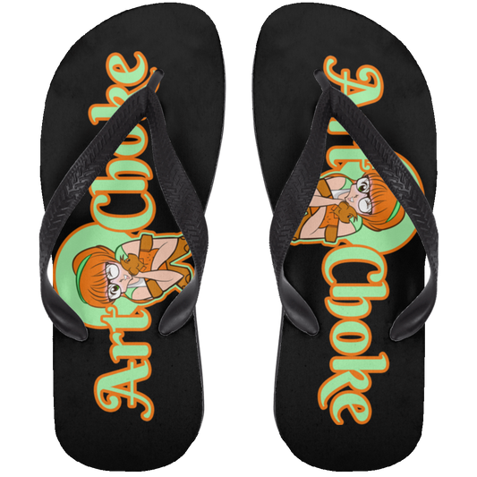ArtichokeUSA Character and Font Design. Let’s Create Your Own Design Today. Winnie. Adult Flip Flops