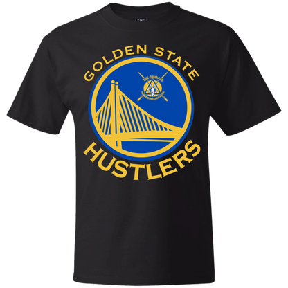 The GHOATS Custom Design. #12 GOLDEN STATE HUSTLERS.	Heavy Cotton T-Shirt