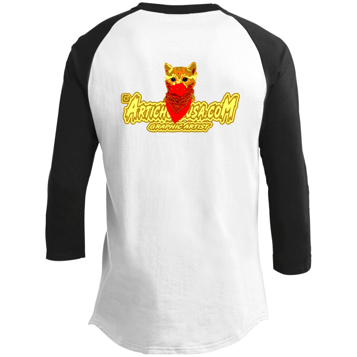 ArtichokeUSA Custom Design. You've Got To Be Kitten Me?! 2020, Not What We Expected. Youth 3/4 Raglan Sleeve Shirt