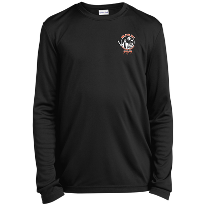 OPG Custom Design #23. Hack N Slice Golf. Freddy and Jason Fan Art. Youth 100% Polyester Long Sleeve Tee
