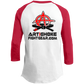 Artichoke Fight Gear Custom Design #14. ON SITE! 3/4 Raglan Sleeve Shirt