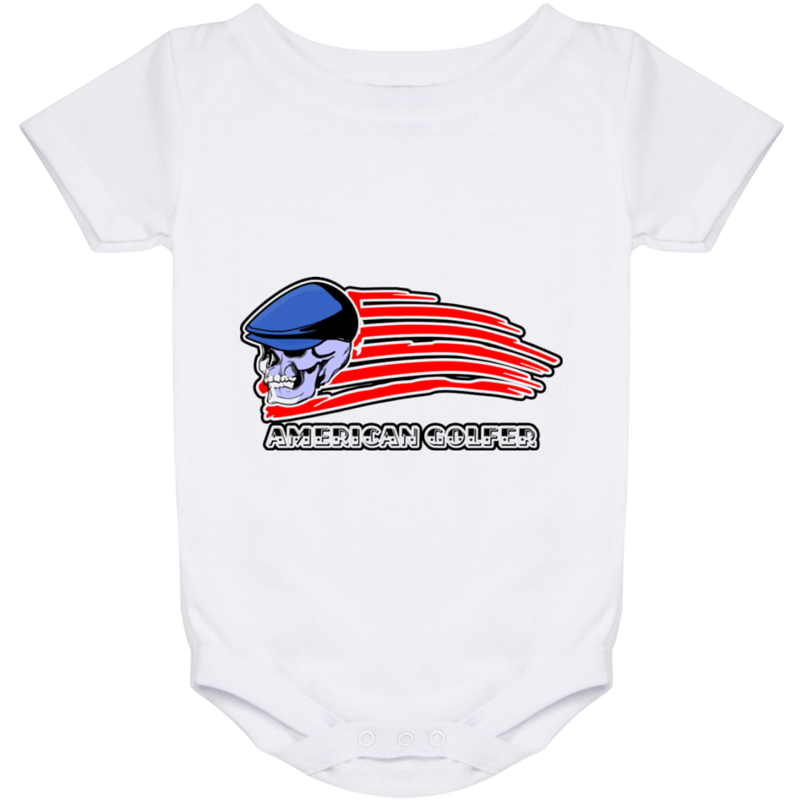 OPG Custom Design #12. Golf America. Male Edition. Baby Onesie 24 Month