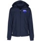 OPG Custom Design #3. Blue Tees Blues Brothers Fan Art. Ladies' Jersey-Lined Hooded Windbreaker