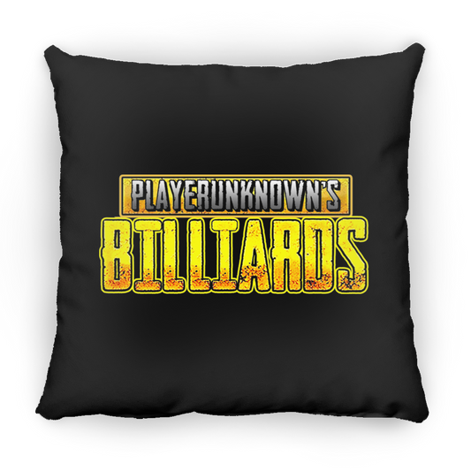 The GHOATS Custom Design. #27 PlayerUnknown's Billiards. PUBG Parody. Large Square Pillow