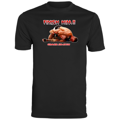 Artichoke Fight Gear Custom Design #8. Finish Him! Youth Moisture-Wicking Tee