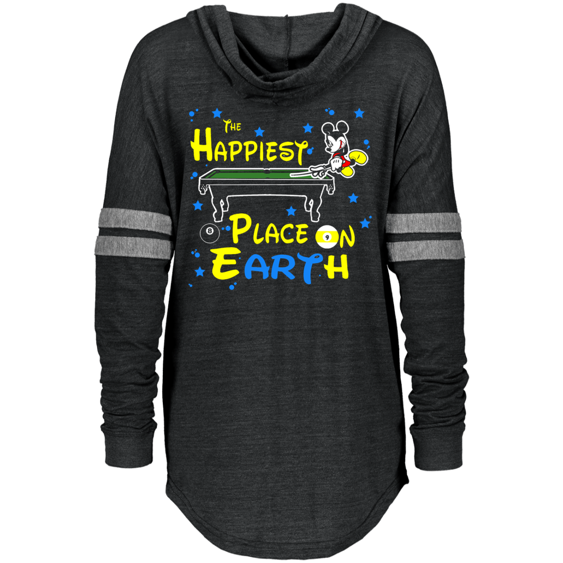 The GHOATS custom design #14. The Happiest Place On Earth. Fan Art. Ladies Hooded Low Key Pullover