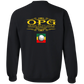 OPG Custom Design #22. One Putt / One Love Parody with Fan Art. Female Edition. Crewneck Pullover Sweatshirt