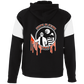 OPG Custom Design #23. Hack N Slice Golf. Freddy and Jason Fan Art. Youth Athletic Colorblock Fleece Hoodie