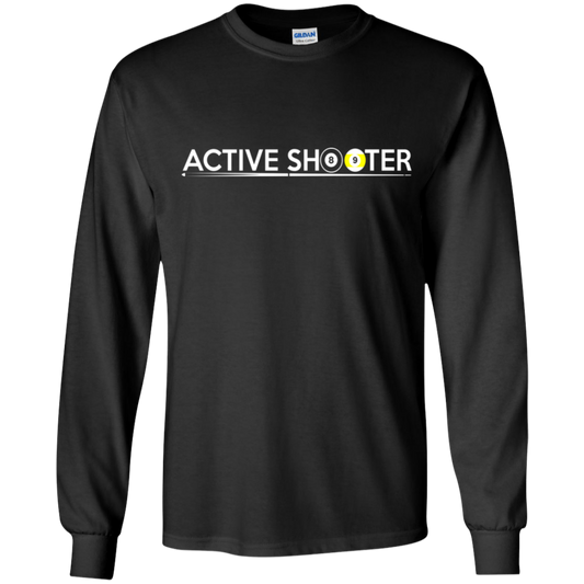 The GHOATS Custom Design #1. Active Shooter. Youth LS T-Shirt