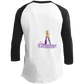 ArtichokeUSA Character and Font design. Let's Create Your Own Team Design Today. Dama de Croma. Youth 3/4 Raglan Sleeve Shirt