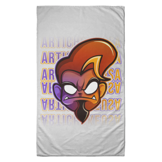 ArtichokeUSA Character and Font design. Let's Create Your Own Team Design Today. Arthur. Towel - 35x60