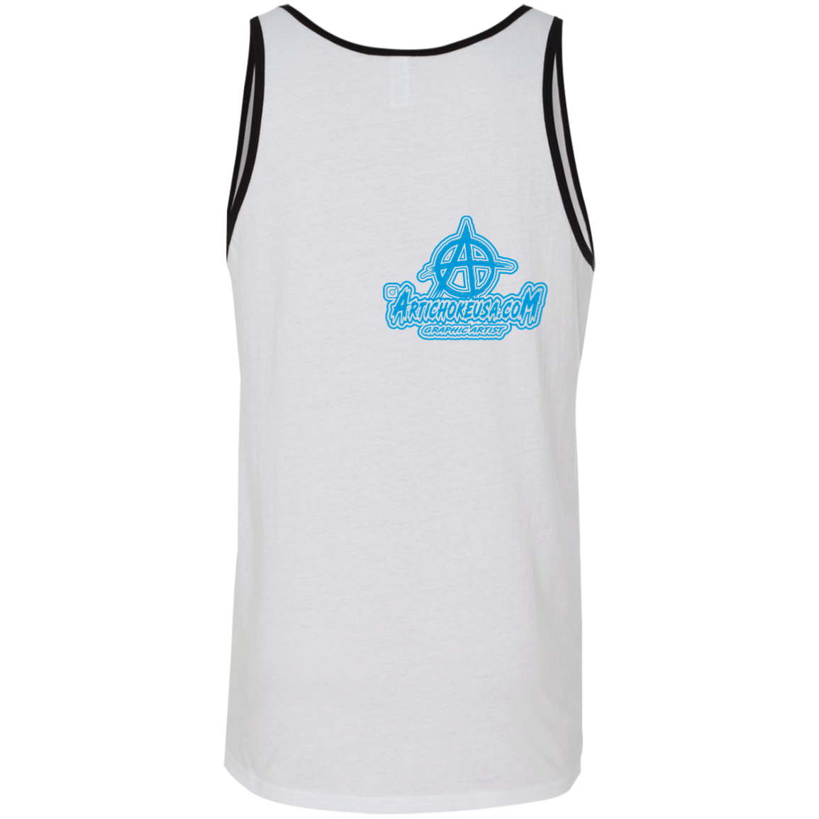 ArtichokeUSA Character and Font design. Let's Create Your Own Team Design Today. My first client Charles. Unisex Tank