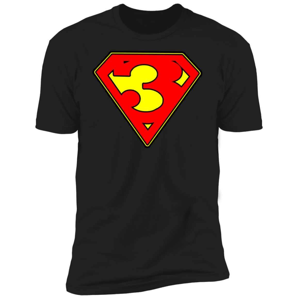 The GHOATS Custom Design. #38 Super 3. APA League. Premium Short Sleeve T-Shirt