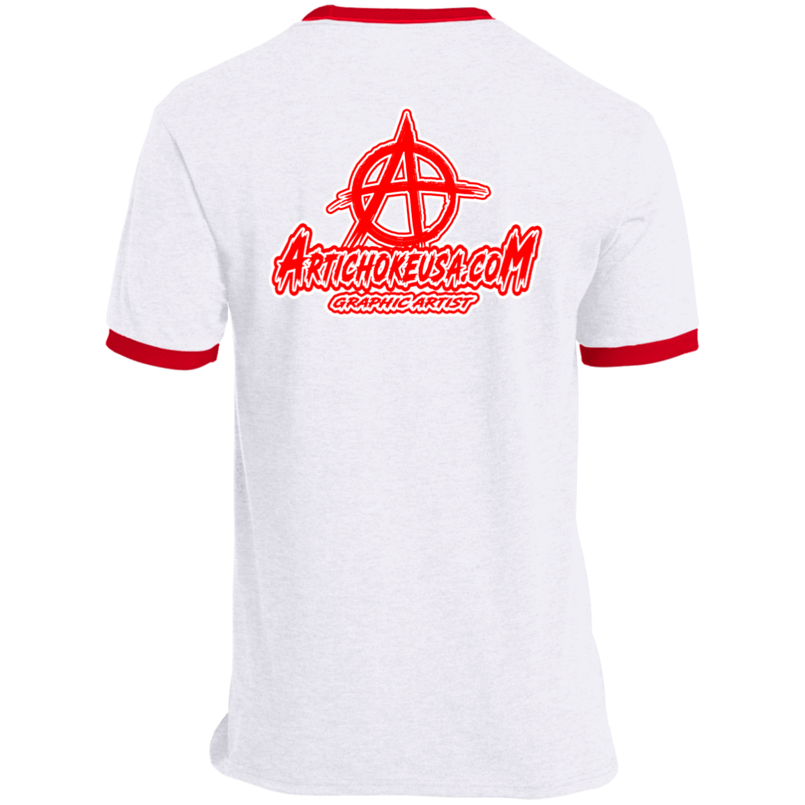 ArtichokeUSA Custom Design. Metallica Style Logo. Let's Make One For Your Project. Ringer Tee