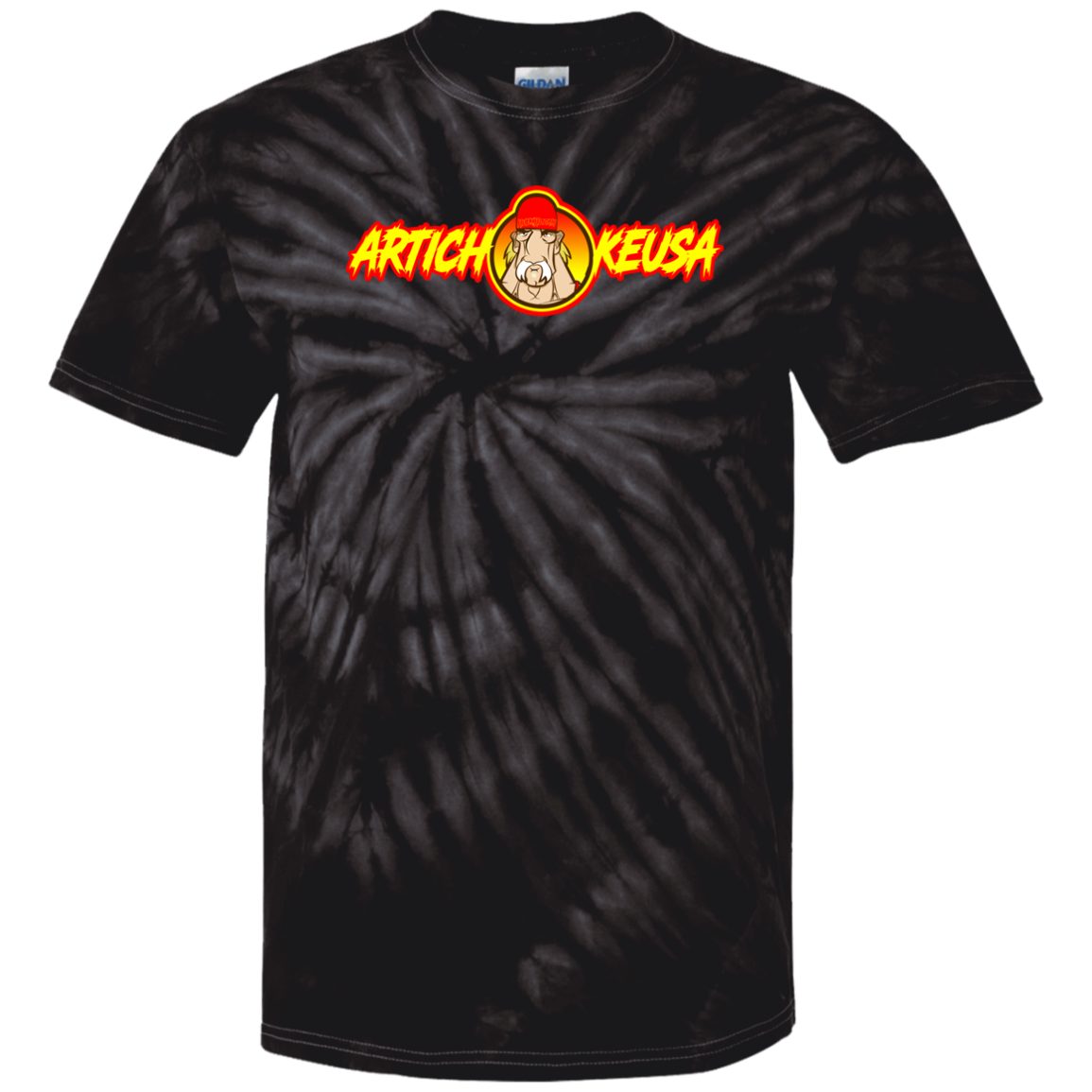 ArtichokeUSA Character and Font Design. Let’s Create Your Own Design Today. Fan Art. The Hulkster. 100% Cotton Tie Dye T-Shirt