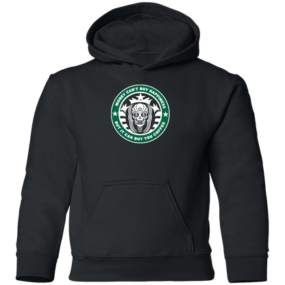 ArtichokeUSA Custom Design. Money Can't Buy Happiness But It Can Buy You Coffee. Youth Pullover Hoodie