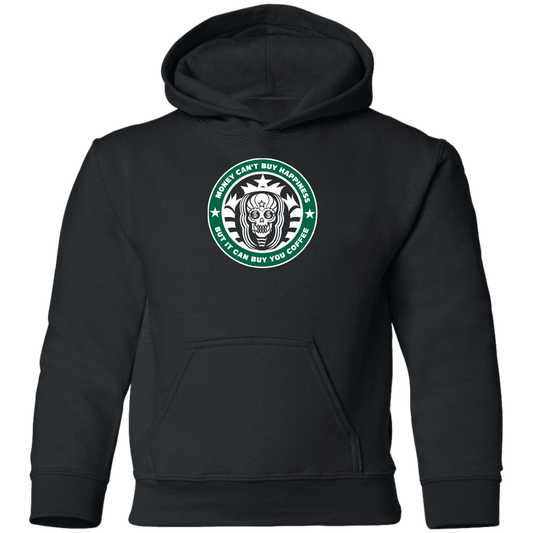 ArtichokeUSA Custom Design. Money Can't Buy Happiness But It Can Buy You Coffee. Youth Pullover Hoodie