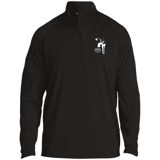 OPG Custom Design #10. Flag Pole. 1/2 Zip Raglan Performance Pullover