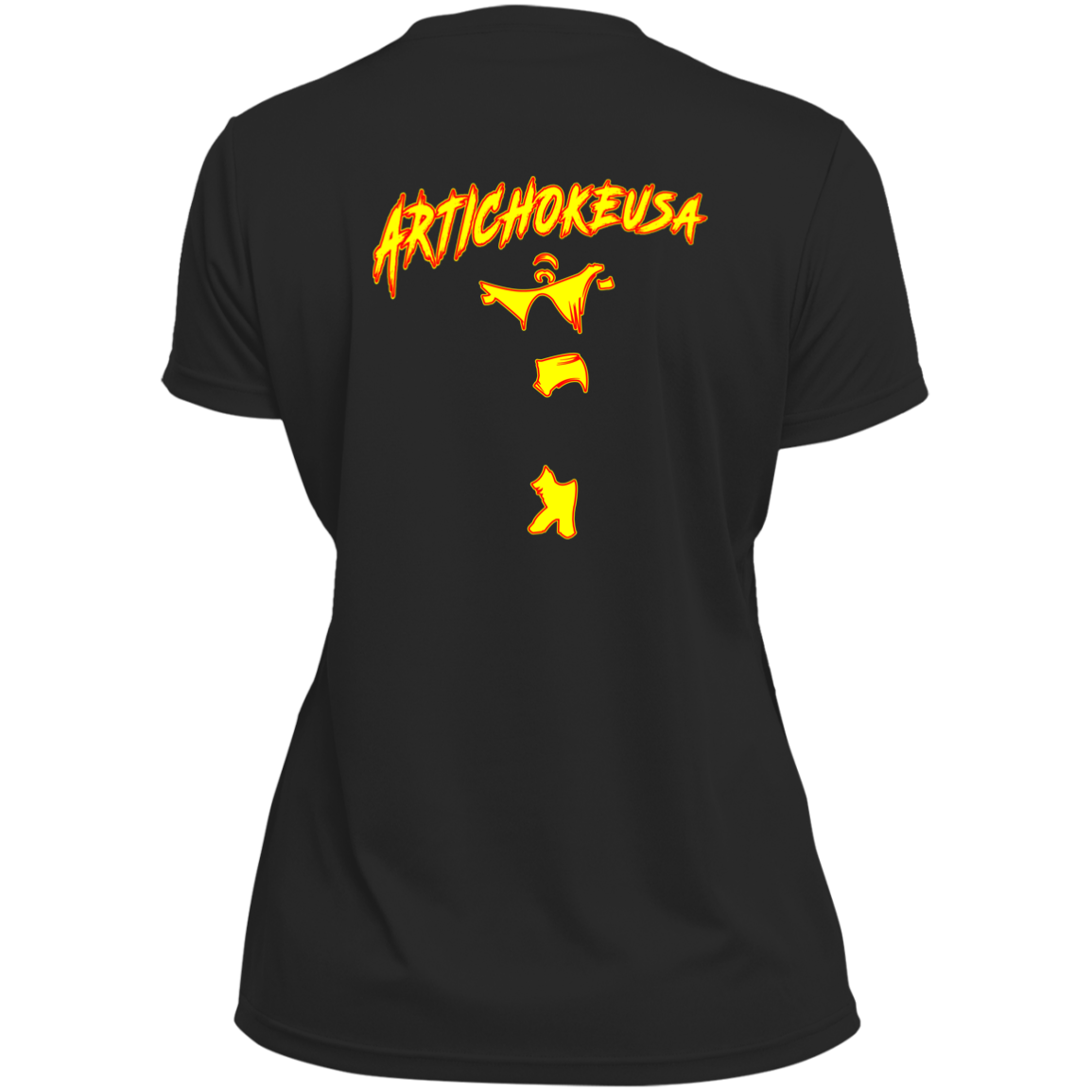 ArtichokeUSA Character and Font Design. Let’s Create Your Own Design Today. Fan Art. The Hulkster. Ladies’ Moisture-Wicking V-Neck Tee