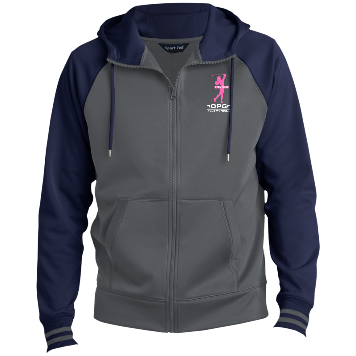 OPG Custom Design #16. Get My Nine. Female Version. Sport-Wick® Full-Zip Hooded Jacket