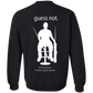 The GHOATS Custom Design. #40 Got Game? / Guess Not. Crewneck Pullover Sweatshirt