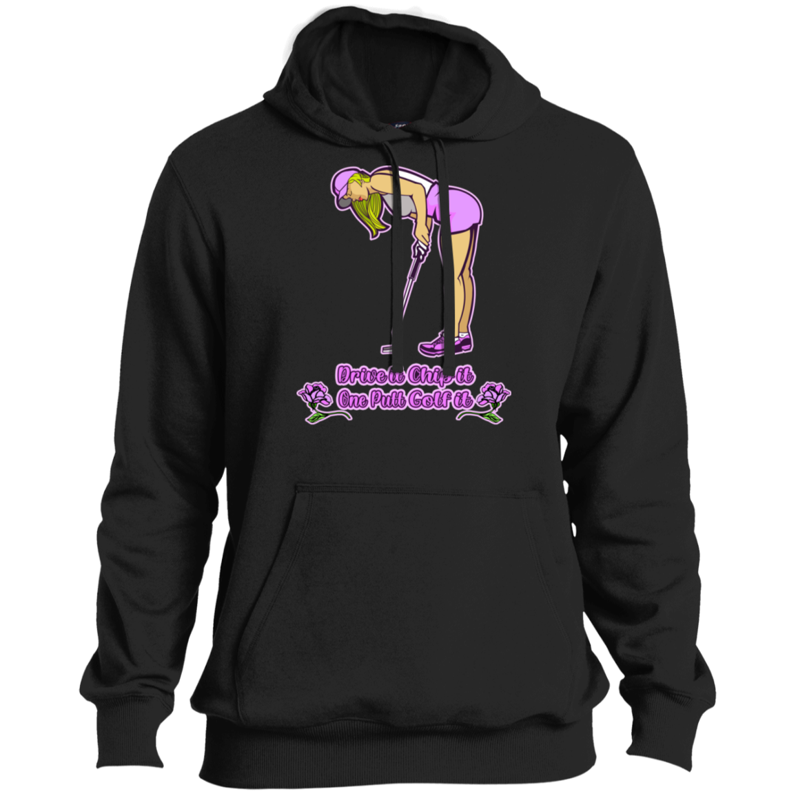 OPG Custom Design #13. Drive it. Chip it. One Putt Golf it. Soft Style Pullover Hoodie