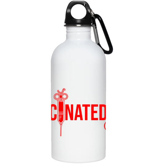 ArtichokeUSA Custom Design. Vaccinated AF (and fine). 20 oz. Stainless Steel Water Bottle