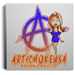 ArtichokeUSA Character and Font Design #2. Friends and Fam. Let’s Create Your Own Design Today. Square Canvas .75in Frame
