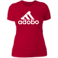 ArtichokeUSA Custom Design. Adobo. Adidas Parody. Ladies' Boyfriend T-Shirt