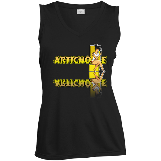 ArtichokeUSA Character and Font Design. Let’s Create Your Own Design Today. Betty. Ladies' Sleeveless V-Neck