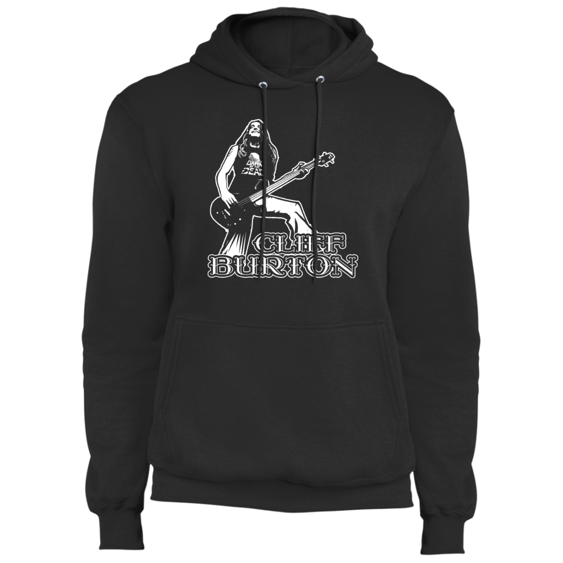 ArtichokeUSA Custom Design. Cliff Burton Tribute. Fleece Pullover Hoodie