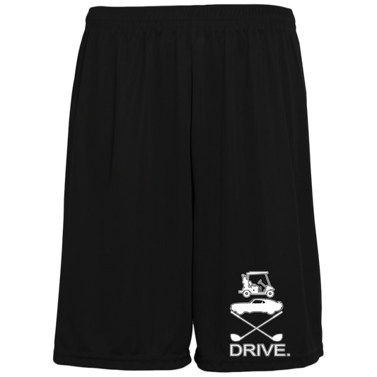 OPG Custom Design #8. Drive. 100% Polyester Training Shorts w/Pockets
