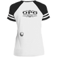 OPG Custom Design #22. One Putt / One Love Parody with Fan Art. Female Edition. Ladies' Game V-Neck T-Shirt