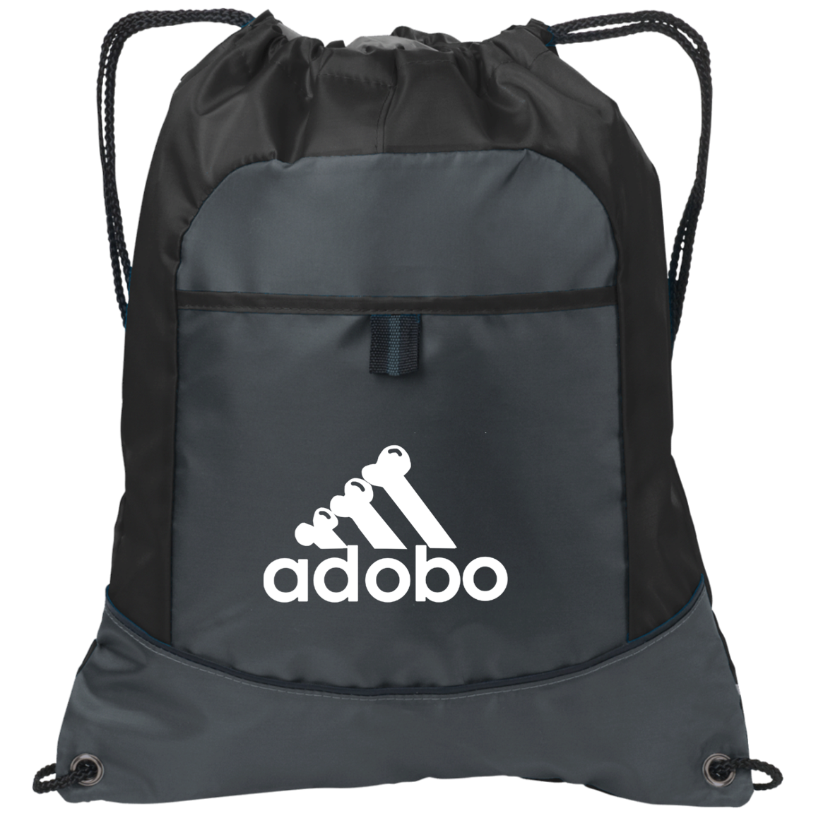 ArtichokeUSA Custom Design. Adobo. Adidas Parody. Pocket Cinch Pack