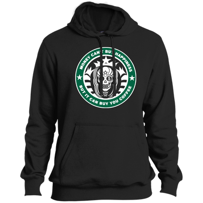 ArtichokeUSA Custom Design. Money Can't Buy Happiness But It Can Buy You Coffee. Tall Pullover Hoodie