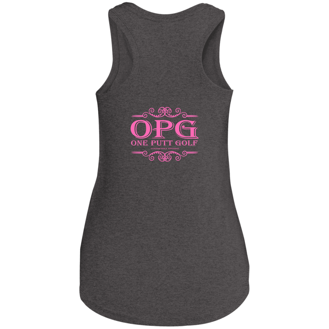OPG Custom Design #5. Golf Tee-Shirt. Golf Humor. Ladies' Perfect Tri Racerback Tank