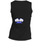 OPG Custom Design #3. Blue Tees Blues Brothers Fan Art. Ladies' Sleeveless V-Neck