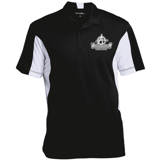 Embroidered Men's Colorblock Performance Polo