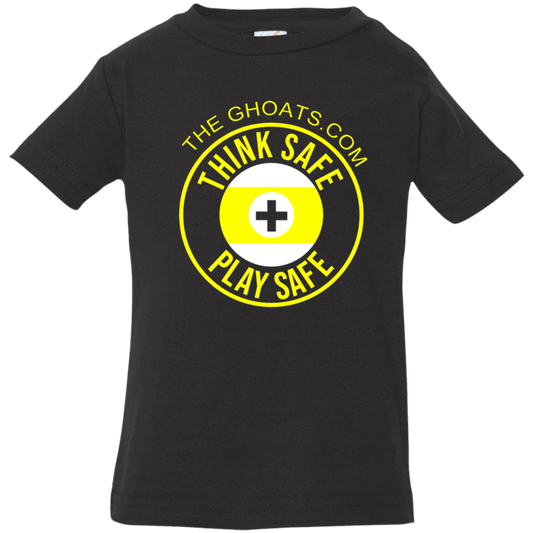 The GHOATS Custom Design. #31 Think Safe. Play Safe. Infant Jersey T-Shirt